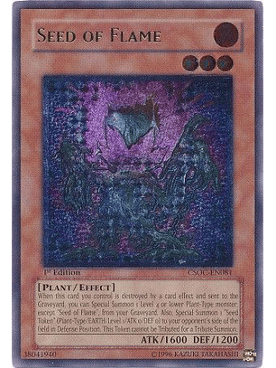 Ultimate Rare - Seed of Flame - CSOC-EN081