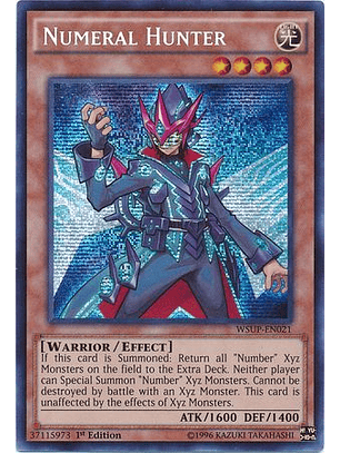 Numeral Hunter - WSUP-EN021 - Prismatic Secret Rare