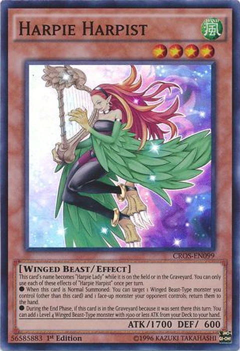 Harpie Harpist - CROS-EN099 - Super Rare