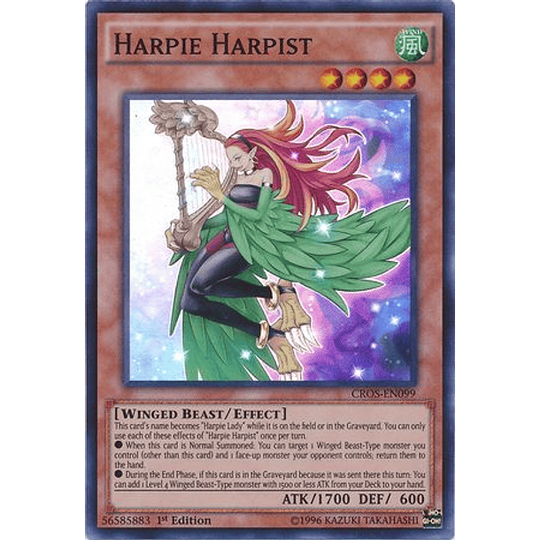 Harpie Harpist - CROS-EN099 - Super Rare