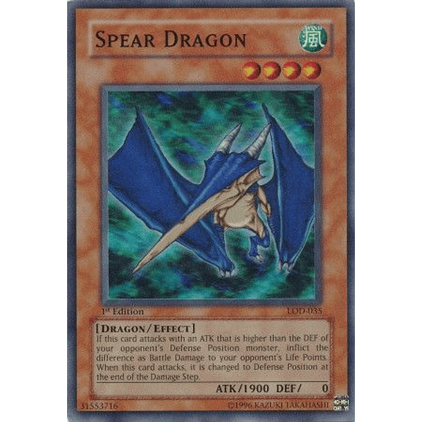Spear Dragon - LOD-035 - Super Rare