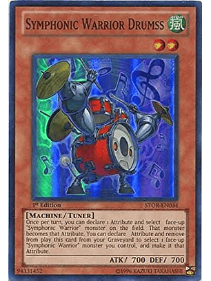 Symphonic Warrior Drumss - STOR-EN034 - Super Rare