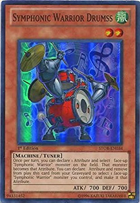 Symphonic Warrior Drumss - STOR-EN034 - Super Rare