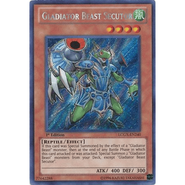 Gladiator Beast Secutor - LCGX-EN240 - Secret Rare