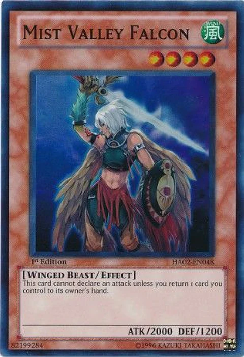 Mist Valley Falcon - HA02-EN048 - Super Rare