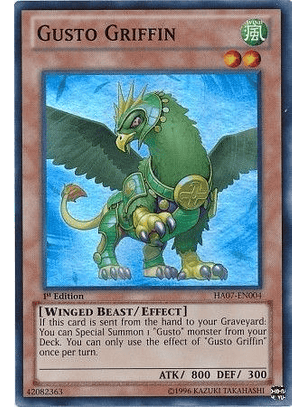 Gusto Griffin - HA07-EN004 - Super Rare