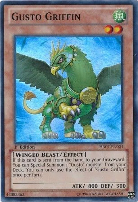Gusto Griffin - HA07-EN004 - Super Rare