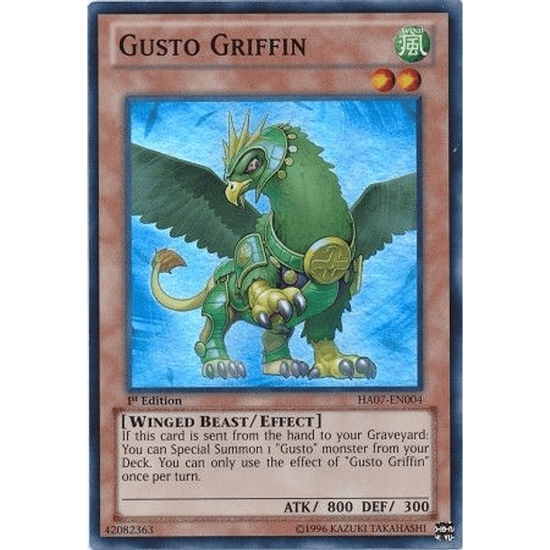 Gusto Griffin - HA07-EN004 - Super Rare