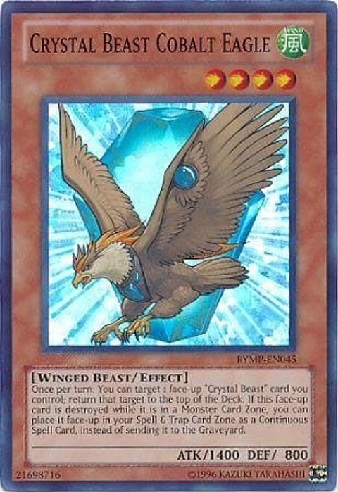 Crystal Beast Cobalt Eagle - RYMP-EN045 - Super Rare