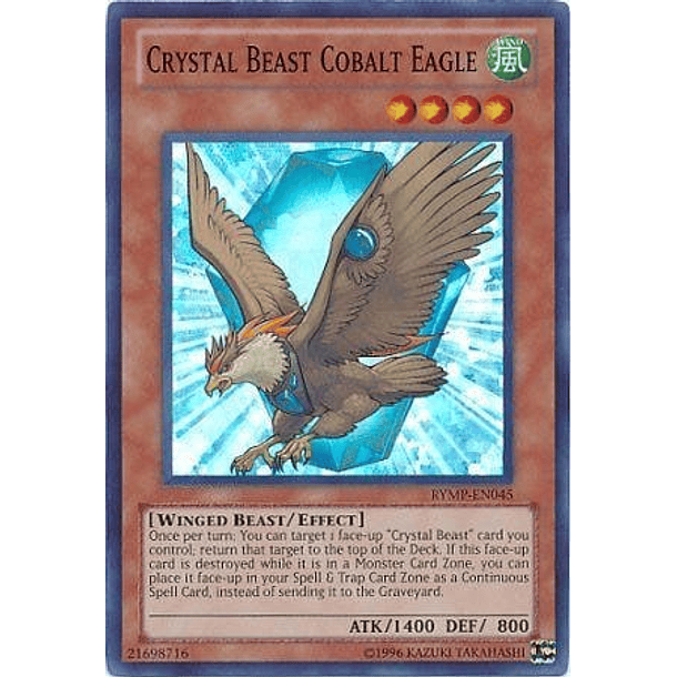 Crystal Beast Cobalt Eagle - RYMP-EN045 - Super Rare