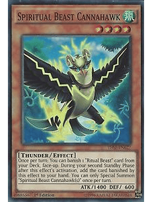 Spiritual Beast Cannahawk - THSF-EN027 - Super Rare (frances)