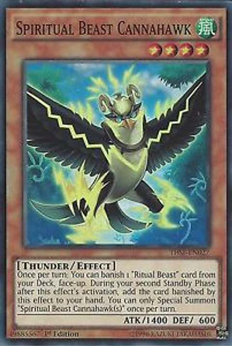 Spiritual Beast Cannahawk - THSF-EN027 - Super Rare (frances)