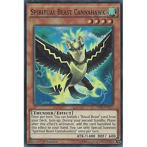 Spiritual Beast Cannahawk - THSF-EN027 - Super Rare (frances)