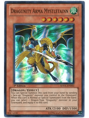 Dragunity Arma Mystletainn - SDDL-EN002 - Super Rare