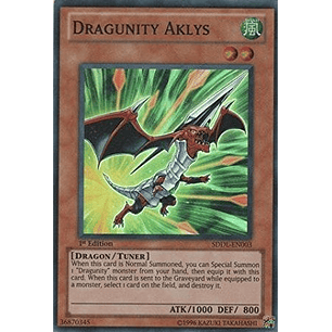 Dragunity Aklys - SDDL-EN003 - Super Rare