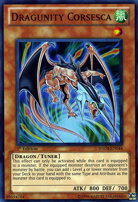 Dragunity Corsesca - HA04-EN044 - Super Rare