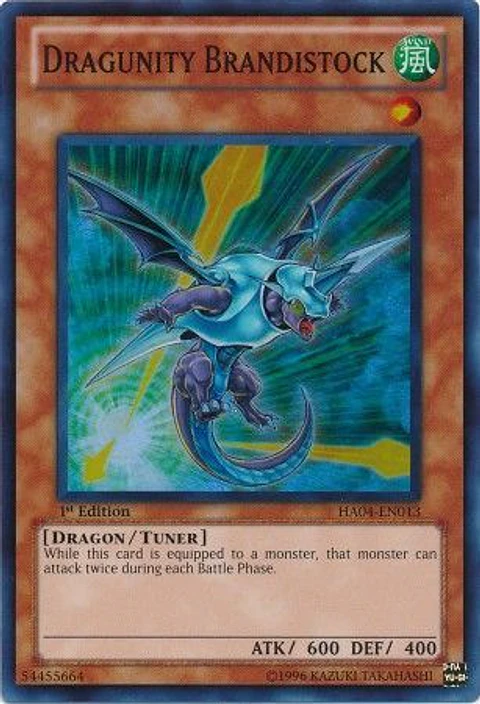 Dragunity Brandistock - HA04-EN013 - Super Rare