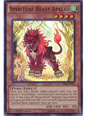 Spiritual Beast Apelio - THSF-EN025 - Super Rare