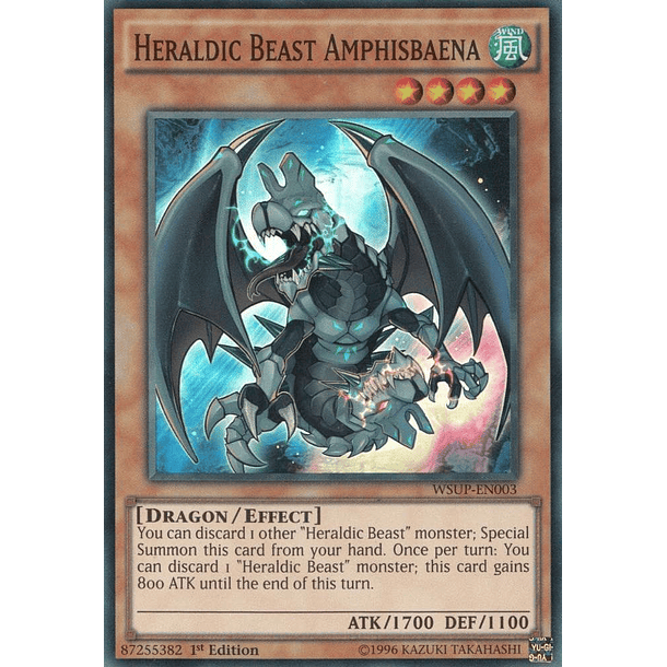 Heraldic Beast Amphisbaena - WSUP-EN003 - Super Rare 