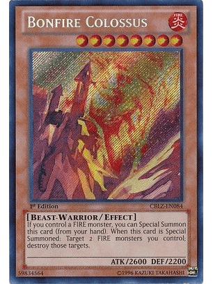 Bonfire Colossus - CBLZ-EN084 - Secret Rare