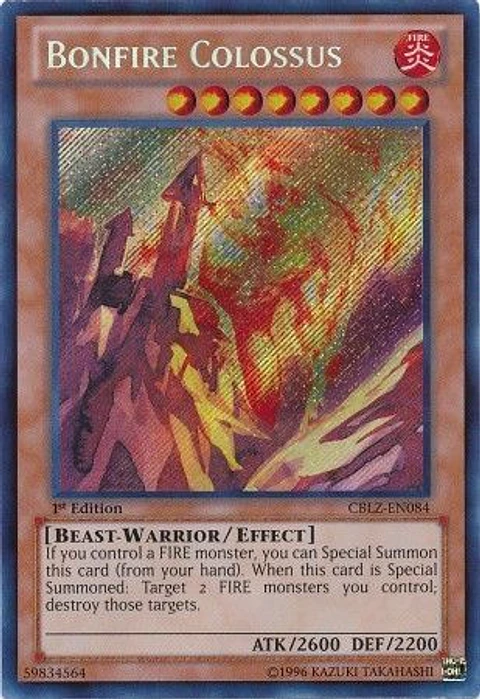 Bonfire Colossus - CBLZ-EN084 - Secret Rare