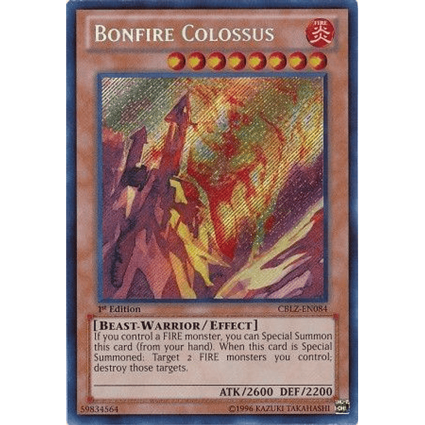 Bonfire Colossus - CBLZ-EN084 - Secret Rare
