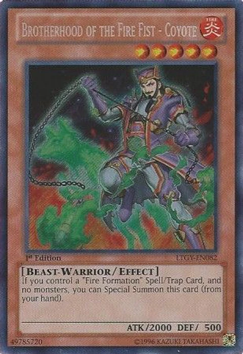 Brotherhood of the Fire Fist - Coyote - LTGY-EN082 - Secret Rare 