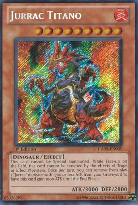 Jurrac Titano - HA03-EN039 - Secret Rare