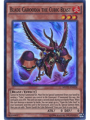 Blade Garoodia the Cubic Beast - MVP1-EN034 - Ultra Rare 