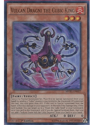 Vulcan Dragni the Cubic King - MVP1-EN037 - Ultra Rare