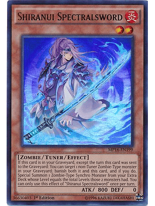 Shiranui Spectralsword - MP16-EN199 - Ultra Rare