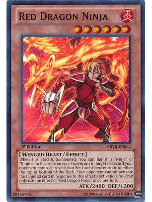 Red Dragon Ninja - ABYR-EN082 - Super Rare 