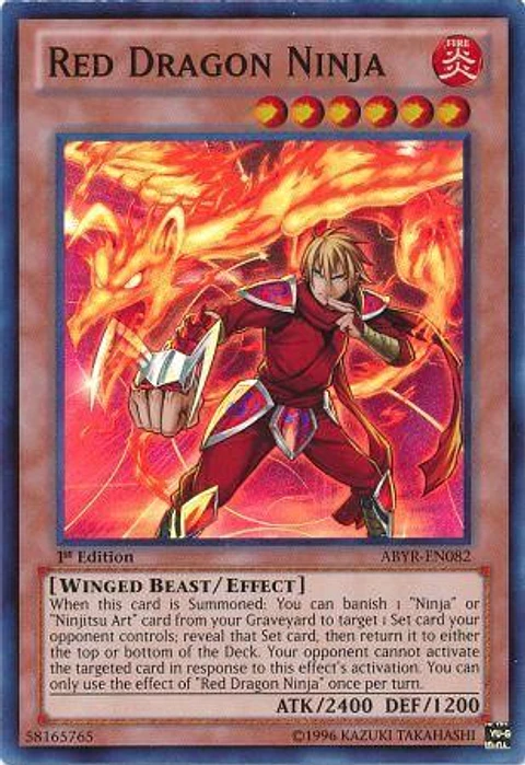 Red Dragon Ninja - ABYR-EN082 - Super Rare 