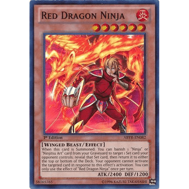 Red Dragon Ninja - ABYR-EN082 - Super Rare 