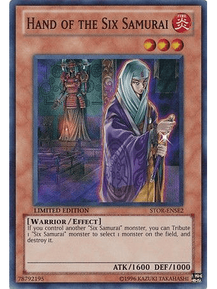 Hand of the Six Samurai - STOR-ENSE2 - Super Rare