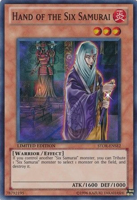 Hand of the Six Samurai - STOR-ENSE2 - Super Rare