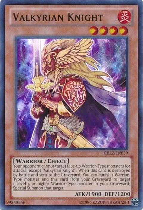 Valkyrian Knight - CBLZ-EN039 - Super Rare