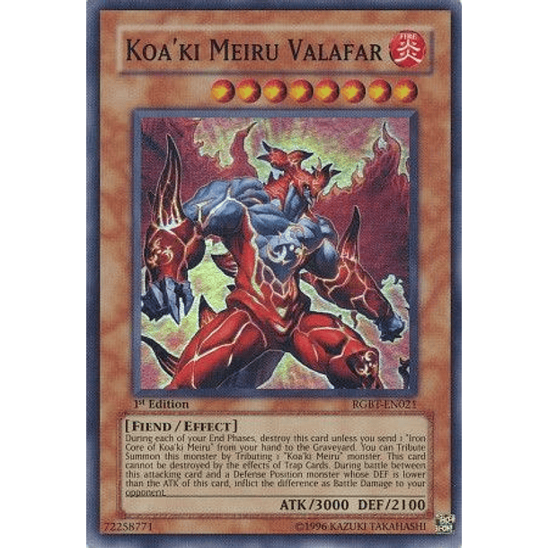 Koa'ki Meiru Valafar - RGBT-EN021 - Super Rare
