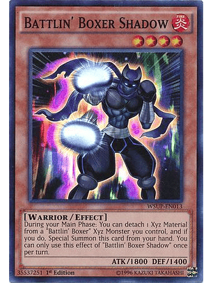 Battlin' Boxer Shadow - WSUP-EN013 - Super Rare 