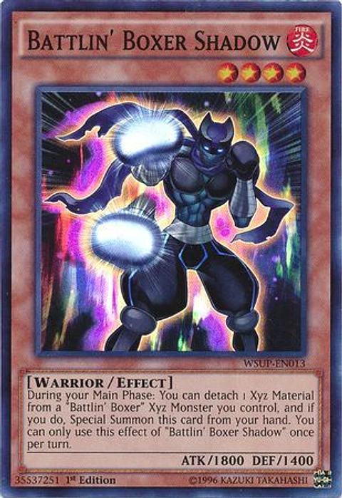 Battlin' Boxer Shadow - WSUP-EN013 - Super Rare 