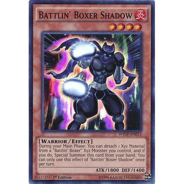 Battlin' Boxer Shadow - WSUP-EN013 - Super Rare 