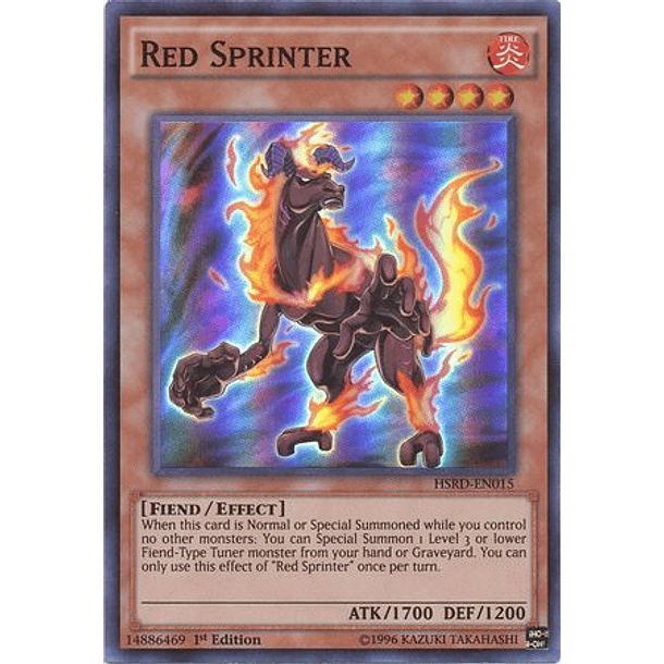 Red Sprinter - HSRD-EN015 - Super Rare 