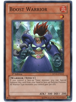 Boost Warrior - DP10-EN012 - Super Rare