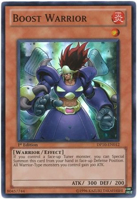 Boost Warrior - DP10-EN012 - Super Rare