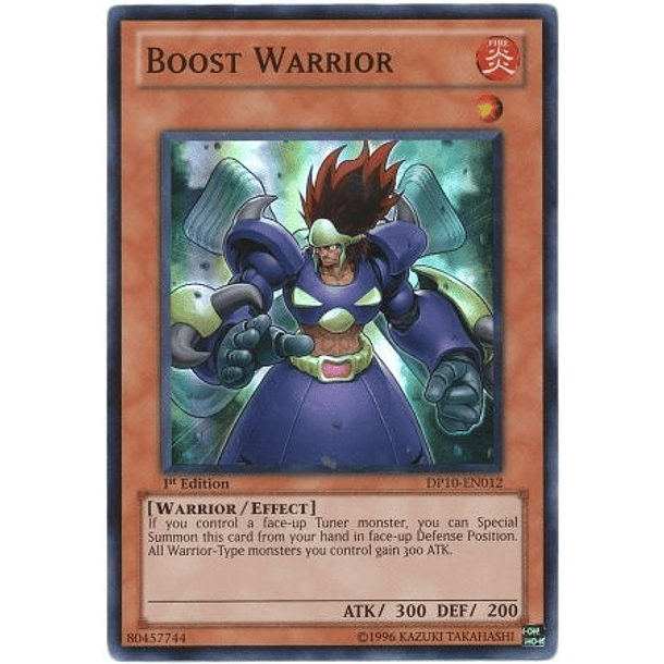 Boost Warrior - DP10-EN012 - Super Rare