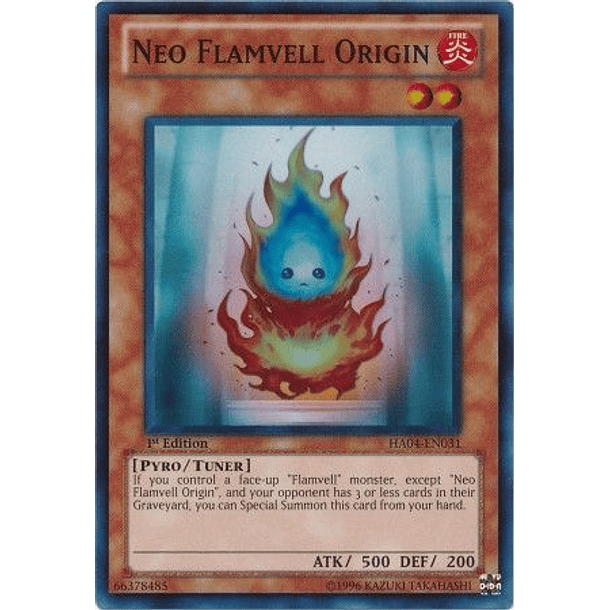 Neo Flamvell Origin - HA04-EN031 - Super Rare