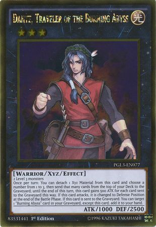 Dante, Traveler of the Burning Abyss - PGL3-EN077 - Gold Rare 1
