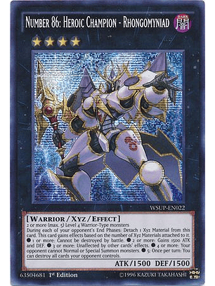 Number 86:Heroic Champion-Rhongomyniad - WSUP-EN022 -Prismatic Secret Rare