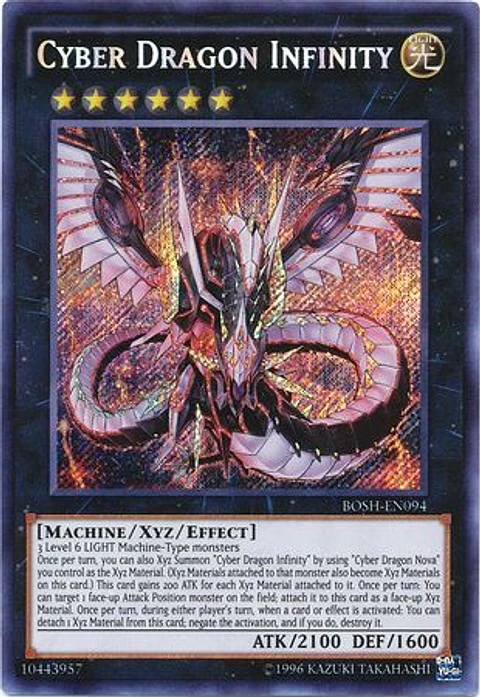 Cyber Dragon Infinity - BOSH-EN094 - Secret Rare 1st Edition 