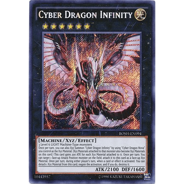 Cyber Dragon Infinity - BOSH-EN094 - Secret Rare 1st Edition 
